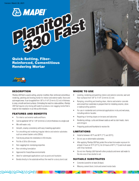 Planitop 330 Fast