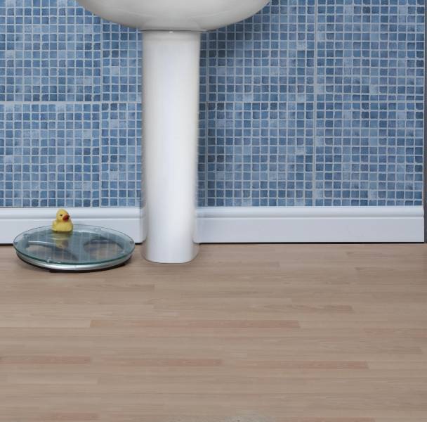 Creating a perfect finish in a bathroom with Eurocell's PVC-U Roomline Skirting