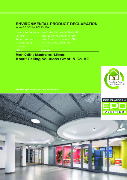 EPD Mesh Ceiling Membranes (1.5 mm)