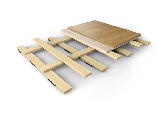 Wood strip and board fine flooring systems