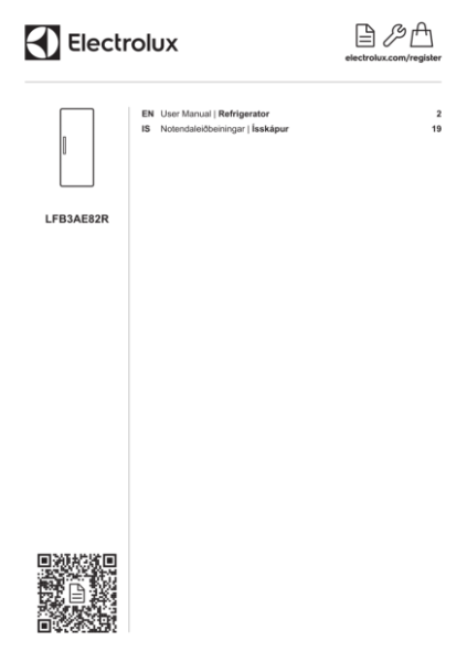 LFB3AE82R - User Manual