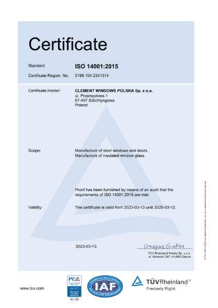 ISO 14001 Environmental Management Systems