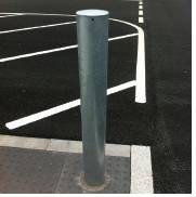 Plain Bollard Galvanised - Round