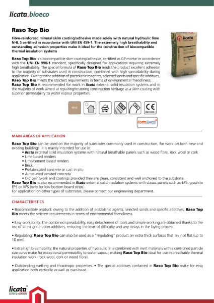 Licata Raso Top Bio Basecoat/Adhesive