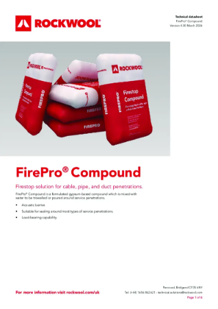 FireStop Compound - Datasheet