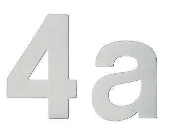 Startec Apartment Numerals (HUKP-0105-20) - Steel numbers