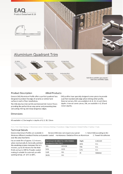 EAQ Datasheet