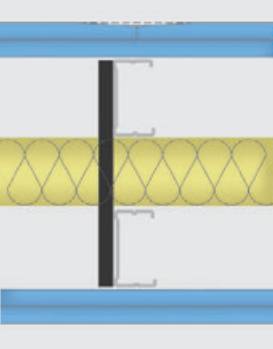 SFS Twin C Stud Partition System with Double 15mm Soundbloc with 50mm Insulation | 120 Minutes Fire Rated - Gypsum Board Partition System