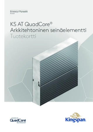 KS AT QuadCore® Arkkitehtoninen seinäelementti - Tuotekortti