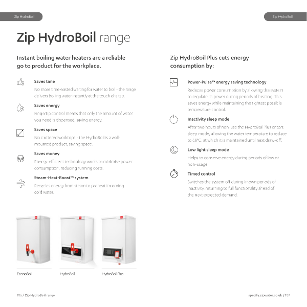 Zip Commercial Product Guide - HydroBoil