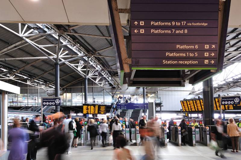 LEEDS TRAIN STATION, YORKSHIRE