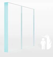 Pilkington Pyrostop® Line Fire Resistant - Glazing sheet