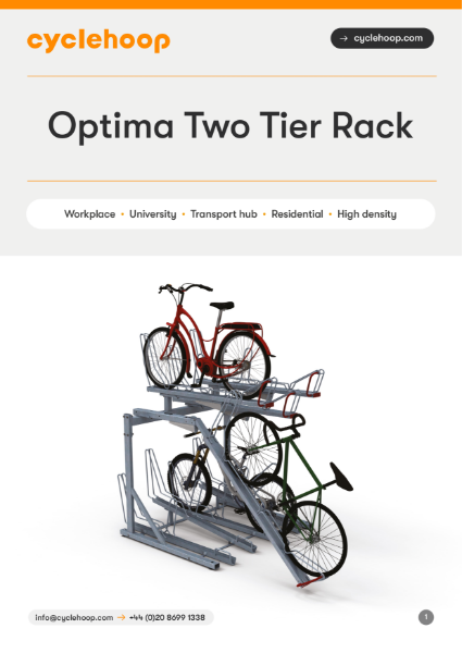 Optima Two Tier Bike Rack Product Brochure