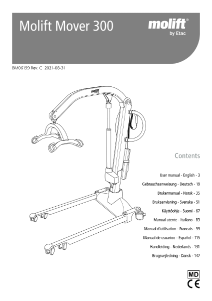 Molift Mover 300 user guide