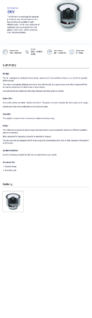 SKV - Data Sheet