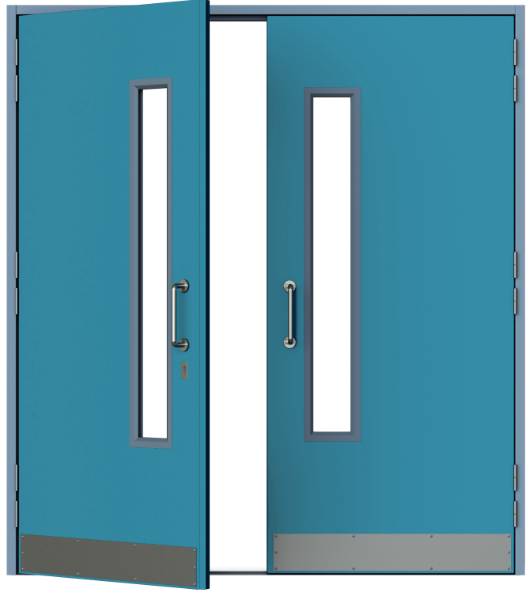 M2M+ Double Leaf External Fire Rated Steel Doorset