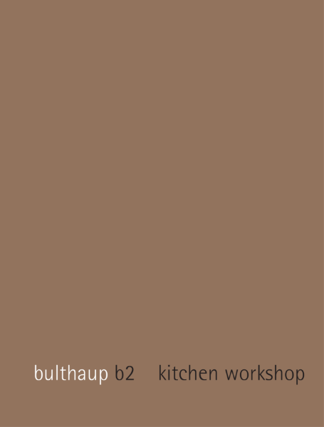 bulthau b2 - kitchen workshop