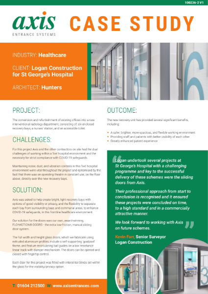 Axis Case Study 31 St Georges University Hospital V1