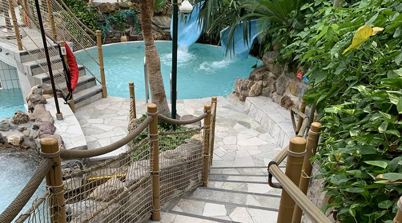 UltraTile creates tropical paradise at Center Parcs