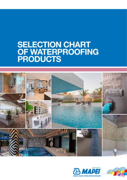 Waterproofing Selection Chart