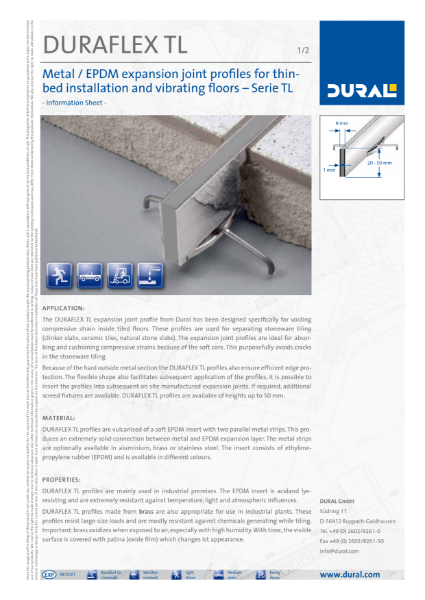 DURAFLEX TL Information Sheet