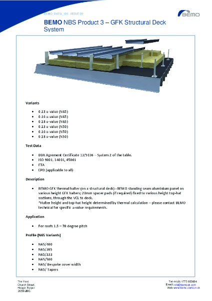 BEMO GFK Structural Deck System