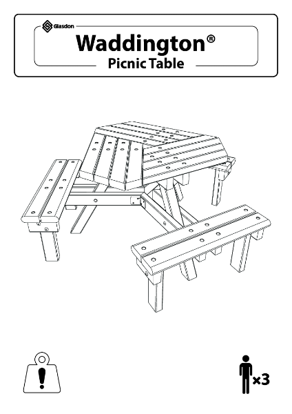 Waddington Picnic Table - Instructions-A4