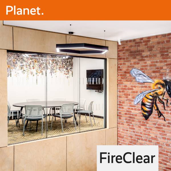 FireClear100 E30 Double Glazed Fire Rated Partition & Door System