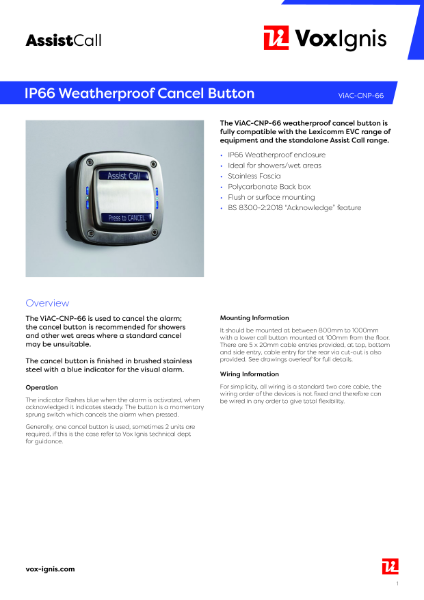 ViAC-CNP-66 Datasheet rev1