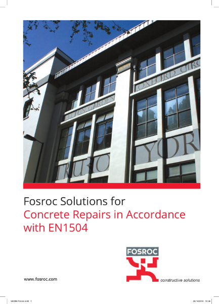 Concrete Repairs in Accordance with EN1504