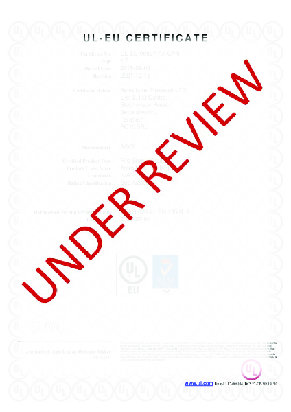 UL-EU Certified