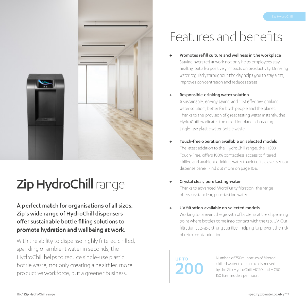 Zip Commercial Product Guide - HydroChill