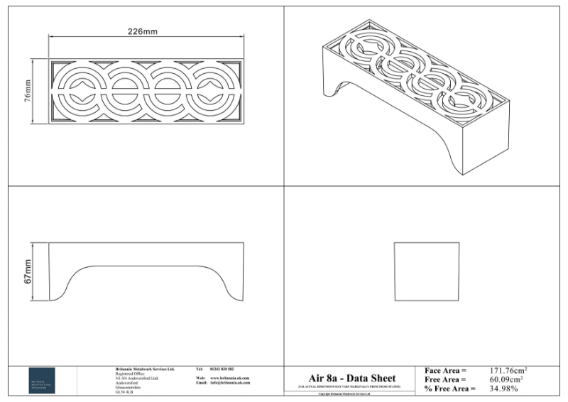 Air 8a Air Brick Datasheet