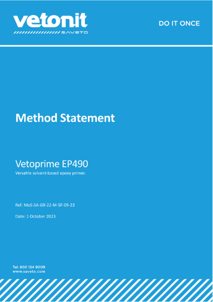 Method Statement - Layer 1 - Vetoprime EP490