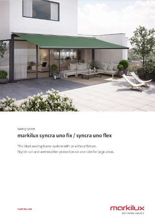 Markilux Syncra Uno Fix and Syncra Uno Flex