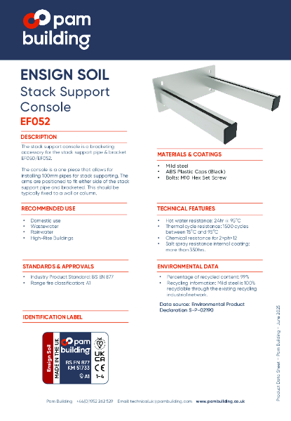 EF052 - Stack Support Console