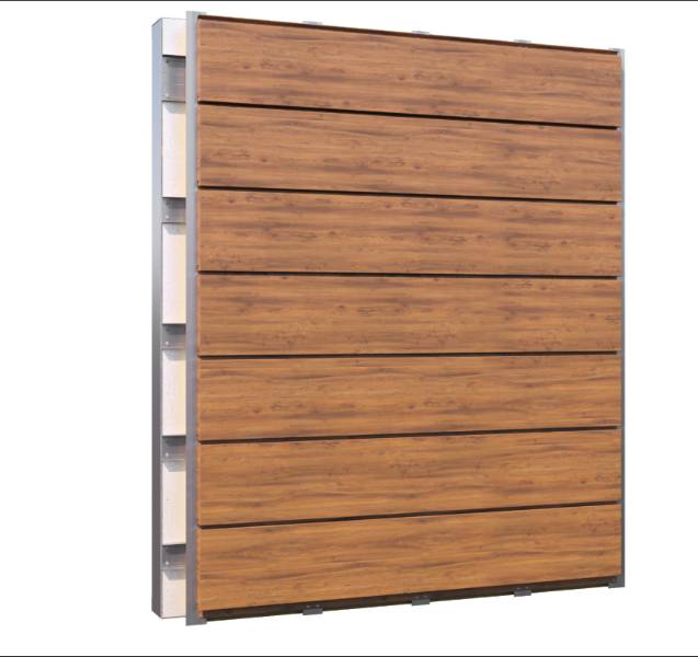 Optima Interlock Pressed Plank Rainscreen Cladding System - Metal Rainscreen Cladding System