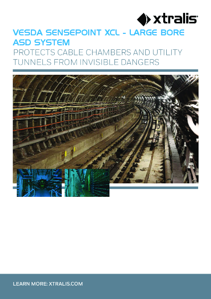 XTRALIS VESDA Senspoint XCL Large Bore ASD gas detection Cable tunnel Application Guide