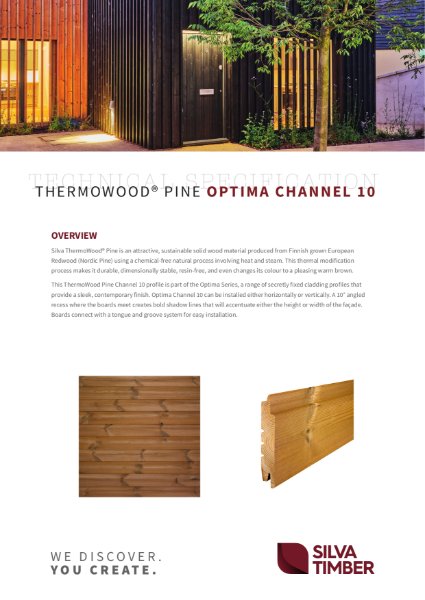 ThermoWood Pine Optima Channel 10