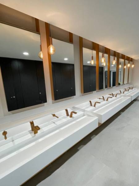 Wash Trough - Solid surface wash trough