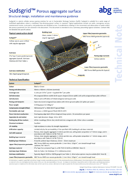 Sudsgrid - Technical Notes