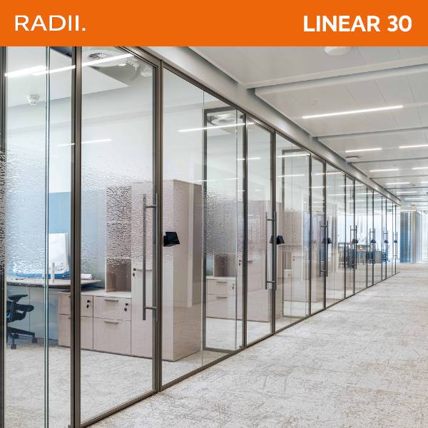 Linear 30 Single Glazed Partition System