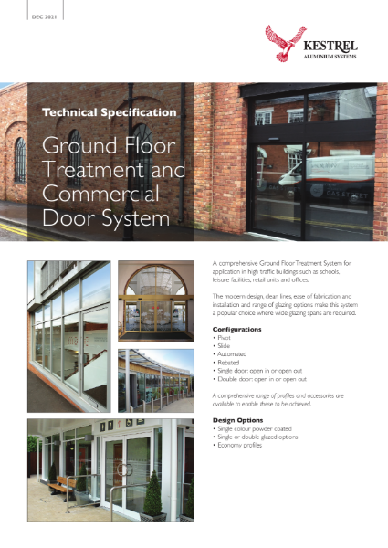 Kestrel Ground Floor Treatment and Commercial Doors Systems