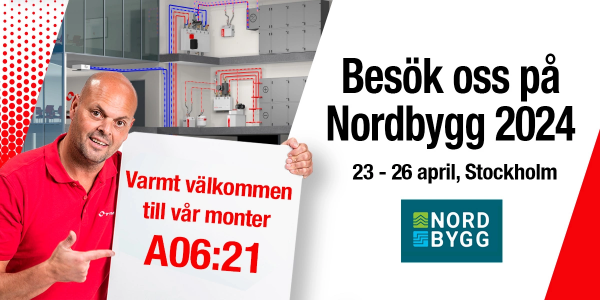 Besök oss på Nordbygg!