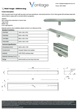 Product Data Sheet - VPWT2400