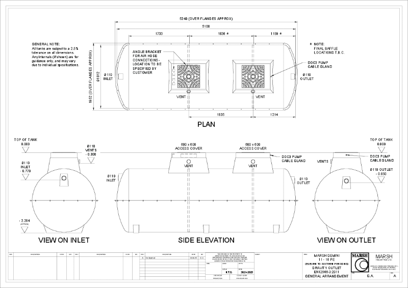 GEMINI 11 - 16 PE (Rev.A)-G.A.