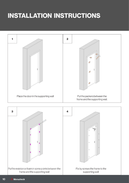 Installation instructions