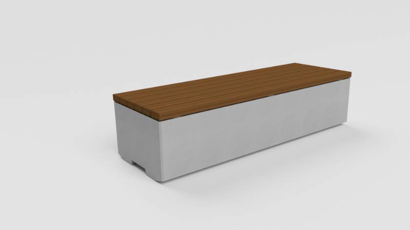 Pewsham Precast Concrete Modular Bench