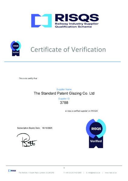 RISQS Railway Industry Supplier Qualification Scheme