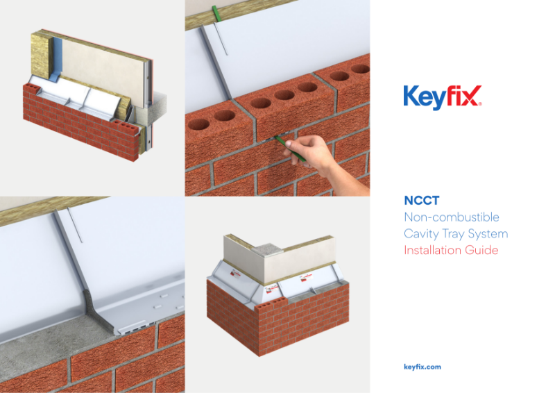 Keyfix Non-combustible Cavity Tray Installation Guide